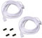 Aroidful 2Pcs 9.8ft/3m 4PIN LED Strip Light Extension Cable Wire, RGB LED Cable 4 Pin for SMD 5050 3528 2835 RGB LED Light Strip