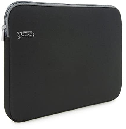 Rapesco 1692 Custodia per Portatile/Laptop con Protezione Antibatterica, 13,3, Nero