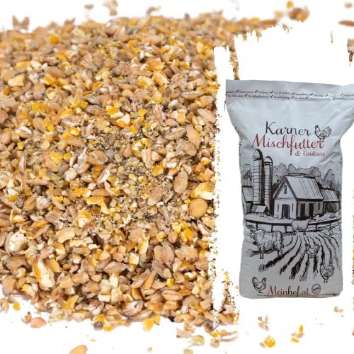Karner Bio Hühnerfutter Vital 25kg | Alleinfutter für Legehennen | mit Kräuter & Futterkohle | ohne Chemie | vom Bio Hühnerhof