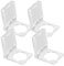 Gebildet 4 Piezas 22 mm Cubierta de Interruptor de Botón de Seguridad a Prueba de Polvo, Cubierta Protectora de Plástico para Interruptor de Botón de 22 mm (Transparente)
