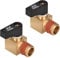 2 Pieces Air Compressor Valve NPT Male x NPT Female Ball Type Drain Valve Mini Brass Ball Valve for Air Compressor