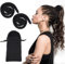 Dreadlocks Haargummi Spirale Lock Dreads Biegbare Dreadlocks Zubehör Spirale Pferdeschwanz für Damen (Schwarz)