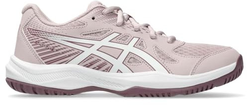 ASICS Upcourt - Scarpe da pallavolo per bambini, 6 elementi, colore rosa e bianco