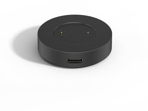 Chargeur USB C Compatible avec Huawei GT Classic Sport, GT2, GT 2e, Honor Magic 2, Honor Dream - Station de Chargement (Noir)