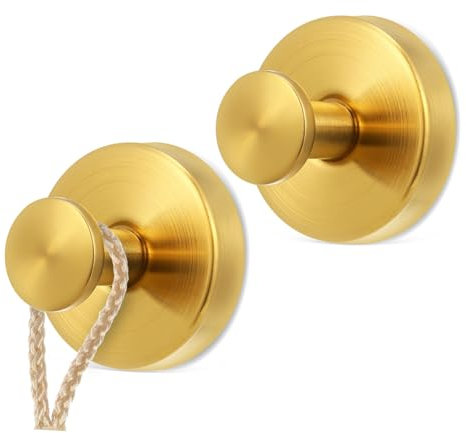 ARTIBETTER Tassenhaken für Duschglas 2er-Pack Handtuchhaken Aus Edelstahl Abnehmbare Wandhaken für Badezimmer und Küche