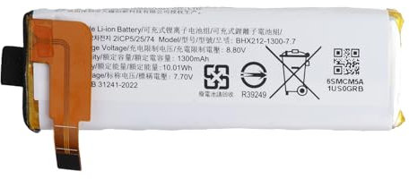 Duotipa BHX212-1300-7.7 Batterie de rechange 1300 mAh pour appareil photo DJI Osmo Pocket 3