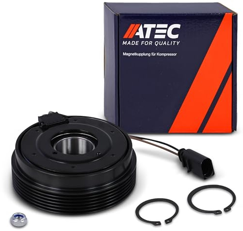ATEC Germany Magnetkupplung für Kompressor Kompatibel mit: AUDI A3, TT, TT Roadster, FORD ESCORT V, ESCORT V Turnier, GALAXY I, GALAXY MK I VAN, SEAT ALHAMBRA, ALHAMBRA VAN, CORDOBA, CORDOBA Vario