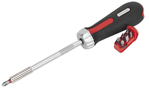 Sealey Ak64907 Fine Tooth Ratchet Screwdriver Set 8Pc Platinum Series