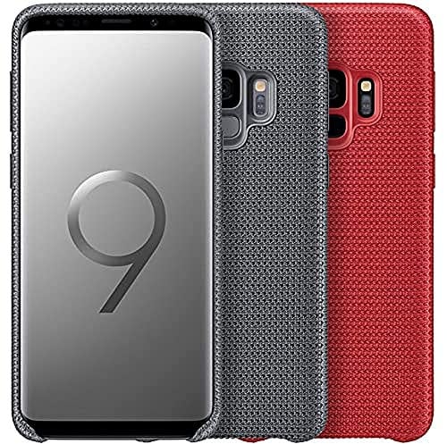 Samsung Hyperknit Qi Charging Compatible Cover Case for Galaxy S9 - Red,EF-GG960FREGWW