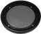 Audi OPro 32406 A315 – Rejilla de altavoz para 130 mm din altavoz plástico Anillo con rejilla de metal negro
