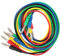Multimeter Messleitungen Bananenstecker Krokodilklemme, 5 stücke P1043 4mm Bananenstecker Kabel Doppelkopf Testclip Multimeter Kabel Testleitung, Messleitungen für Multimeter
