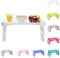 PLASTIFIC Tray with Legs Folding Table for Breakfast or Lunch in Bed Serving Bed Tray, Light Weight, Serving Tray With Folding Legs| 51 x 33 cm, One Size (White)