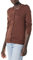 Amazon Essentials Cardigan Girocollo Leggero (Taglie Forti Disponibili) Donna, Castagna Scuro Puntinato, XL