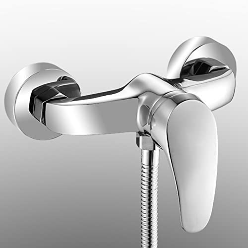 grifo monomando para columna de ducha grifo monomando de ducha mezclador de ducha Grifo de baño G1 / 2 pulgadas accesorios de baño de latón grifo monomando de ducha,Chrome B
