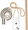 Pnakqil Coque avec Cordon pour Apple iPhone 13 Pro Max 6,7, Étui de Téléphone avec Lot de 2 Chaine métallique Bandouliere Collier Corde, Transparente TPU Souple Antichoc Bumper Housse, Lanyard 3