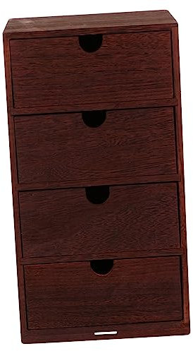 Ciieeo 1 Stück Karton Schublade Aufbewahrungsbox Organizer Für Desktop-schubladen Mini-schreibtischschublade Schubladenorganisator Aus Holz Büro Hölzern Sortierkasten Kosmetik