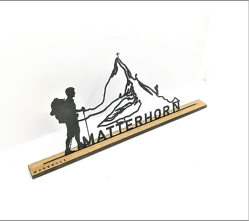 Generisch MATTERHORN! So aufregend (99mm Breite) Wanddekoration Wohnzimmer Wandmontage, Tischaufsteller