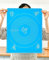 1 Pc Blue 50x40cm Non-Stick and No-Slip Silicone Baking Pastry Mat 19.7''x15.8'' Fondant Mat Dough Rolling Mat with Measurement Cookies Cake Bread Making