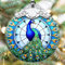 Pfau Ornament, Touber Weihnachtsschmuck, Weihnachten Hängende Ornamente, Weihnachtsdekorationen, Weihnachtsbaumschmuck