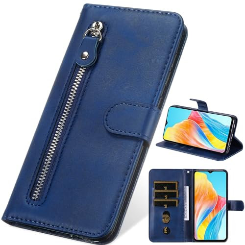 BAILI Handyhülle für Redmi K50 Gaming Edition, Magnetverschluss Reißverschluss Hülle für Redmi K50 Gaming Edition Case, Geldbörse für Redmi K50 Gaming Edition Zipper Wallet-004
