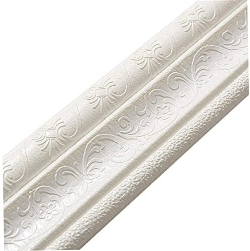 Normalización de pared de espuma auto adhesiva de 2.35m, borde de hojear zócalo de espuma, moldura de moldeo de espuma flexible, moldura de moldeo de cáscara y palo, borde de papel tapiz adhesivo 3