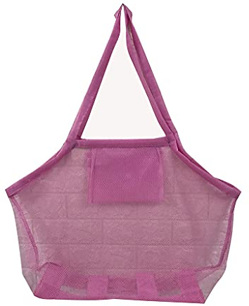 Ldabrye Große Netztasche Tragetasche Für Sandspielzeug Strand Für Kinder Zum Sammeln Von Muscheln Strandnetz Für Kinder Sand Poolzubehör