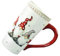 MERRYHAPY Tazza in Ceramica Natalizia Tazza Da Caffè Resistente Al Caldo Design Natalizio Per Case Uffici Regali Di Natale