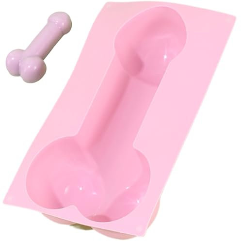 Moule de pénis, moisissures à gâteau en silicone à haute température, moule gâteau de pénis antiadhésif, silicone intéressant pour le chocolat, la glace, le yaourt, la gelée