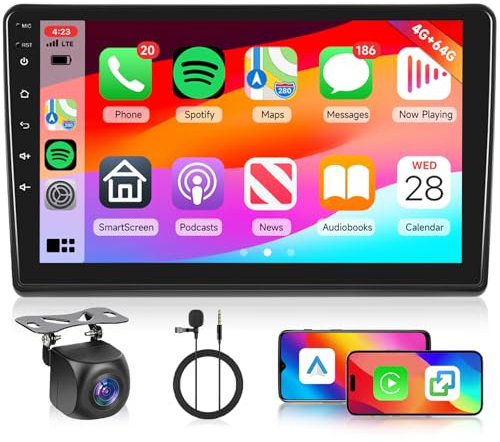 [6G+128G] 8Core Android Autoradio für FIAT Ducato 3/Peugeot Boxer 2/Citroen Jumper 2 2011-2022 mit Bluetooth Navi, Hodozzy 9 Zoll Touchscreen mit Wireless Carplay Android Auto WiFi USB DSP FM/RDS