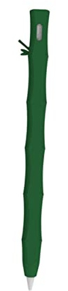 Operitacx Bamboo Pen-schutzcover Aus Silikon Kompatibel Mit Apple Pencil Rutschfester Komfortabler Grip Langlebig Und Praktisch Für Täglichen Einsatz in Trendiger Dunkelgrüner Farbe