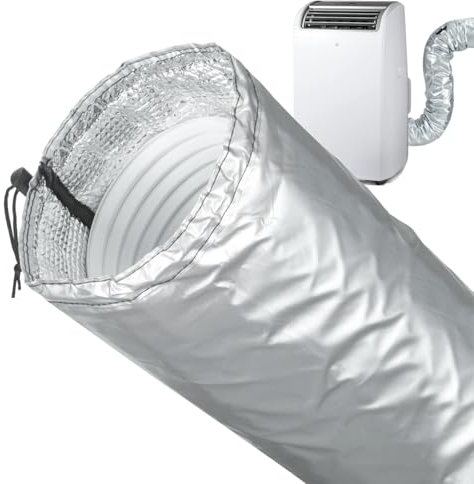 Manchon D'isolation Pour Tuyau De Climatiseur Portable | Housse Isolante Pour Tuyaux De Climatiseurs Portables | Pièces Et Accessoires Pour Maison Bureau Caravane Garage Fenêtre Mur
