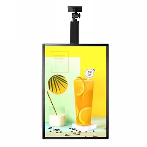 BOOZXCV Caja de luz LED de Marco, Caja de luz LED ultradelgada Vertical, Caja de luz LED de Marco Delgado a presión, Marco de exhibición publicitaria Colgante, (Vertical, 60x80CM) (Vertical 60x70CM)