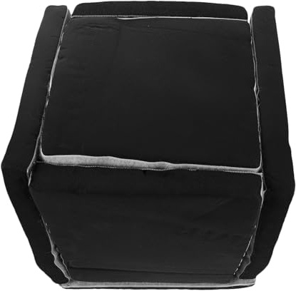 iplusmile Copertura Pompa Insonorizzata in Spugna Nera, Scatola Fonoassorbente per Generatori e Pompe, Installazione Facile per Spazi Stretti