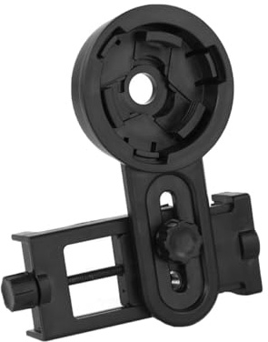 Tofficu Smartphone Telescope Adapter for Cell Phone, Telescope and Monocular Phone Mount with Rotatable Clamp, Compatible with Spotting Scopes for Outdoor Photography and Stargazing