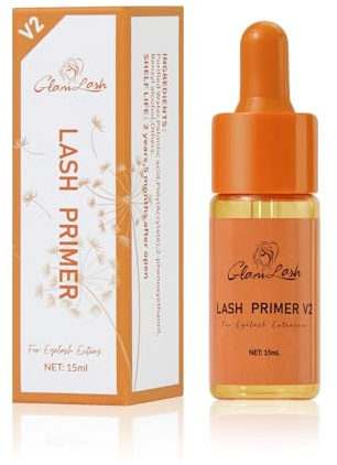 GLAMLASH Primer per Extension Ciglia 15ml | Pre-trattamento per lash artist professionisti
