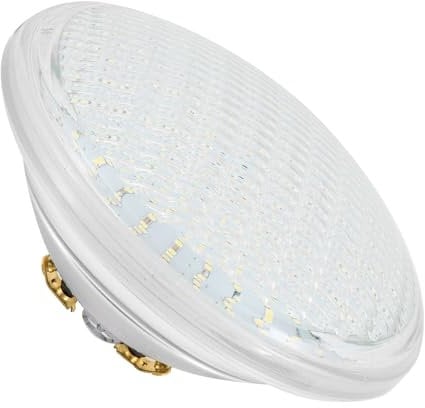 LEDKIA LIGHTING - Bombilla LED Piscina Sumergible 12V AC/DC | 18W IP68 PAR56 | 1450 lm Luz Constante | Vidrio Resistente | Apta Agua Salada, Blanco Cálido 3000K, Vidrio
