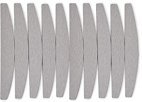 KADS 10X Lima Lija para Uñas Arte Uña Manicura Partíucla Gruesa Fina (Partíucla Gruesa Grey)