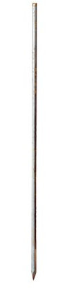 BAUZAUNWELT Schnurpfahl mit angeschmiedeter Spitze - Ø 18 mm - Länge 1200 mm - VPE: 500 Stück