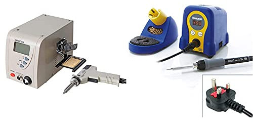 DESOLDERING STATION, UK/EU PLUG, 80W D00672 By DURATOOL & HAKKO FX-888D Soldering Station, 70W, AC, 26V