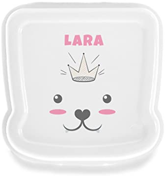 SAQUITOMAGICO Sandwichera/Fiambrera Personalizada con Nombre y/o Texto Opcional.Diferentes diseños a Elegir (GATO)