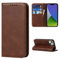 Cavor iPhone 14 Case,Flip Leather Wallet Case,[3 Card Holders][Stand Holder][Magnetic closure],Leather Cover Phone Case for iPhone 14 - Dark Brown