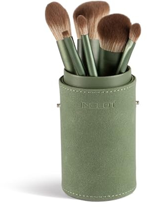 INGLOT Make-up-Pinsel-Set in Tube (Grün), 268 g | Professioneller Make-up-Pinsel für präzises, gleichmäßiges Auftragen und ein makelloses Finish.