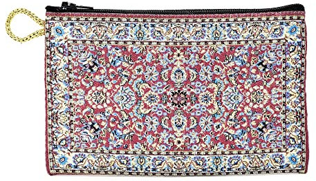 BDM - Monedero billetero turco Con Estampado 15x10 cm. - Rojo