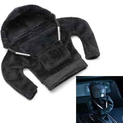 Homefantasy Schaltknauf Abdeckung,Lustige Hoodies Schalthebel Dekoration,Schaltknauf Hoodie,Kreativer Hoodie Auto Schaltknauf Hoodie,Wird zum Schutz von Autoschalthebeln und Auto Deko Innenraum