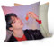 LOUJIN BTS Merchandise BTS Wurfkissen xcm Kpop Bangtan Jungen Jimin V Suga Jungkook Kissen Baumwolle Leinen Kissen Home Dec 45 cm x 45 cm