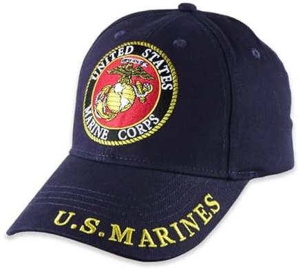 Trendy Zone 21 United States 100% Cotton Hat Cap | Offiziell lizenzierte Snapback Cap für alle Jahreszeiten | Verstellbare Größe, Marineblau, Einheitsgre