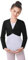 DGSHIRLDJO Mädchen Ballett Wickeljacke Gymnastik Tanz Ballettjacke Langarm Baumwolle Ballett Strickjacke für Mädchen Damen (as3, Numeric, Numeric_140, Regular, Schwarz)