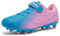 Boys Girls Football Boots Astro Turf Trainers Kids Junior Football Shoes Sport Outdoor Athletic Sneakers Soccer Shoes Pink
