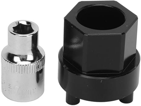 A C-Kompressor-Kupplungsnaben-Entferner-Werkzeug, AC-Kompressor-Kupplungsnaben-Entferner, 7-mm-Steckschlüsselantrieb für -Kupplungsloskompressoren 5SE09C 5SE12C, kein