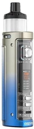 Aspire Veynom EX Vape Kit | 100W | 2ml | Requires Battery (Chrome Blue Fade)
